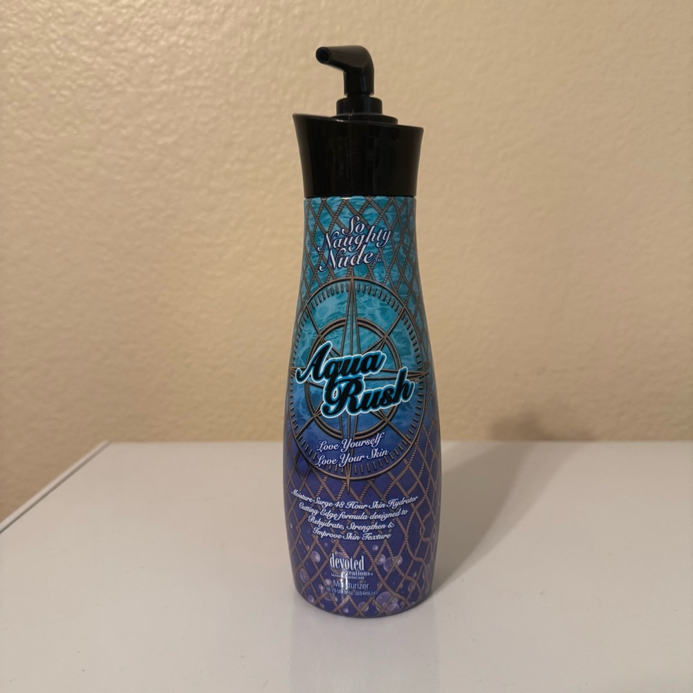 Devoted Creations So Naughty Nude Aqua Rush Tan Extender - NEW - Bed & Sun Tan